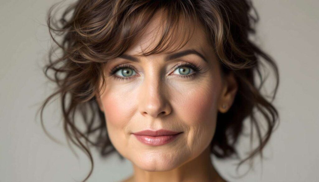 Vanaf 55 jaar trekt dit kapsel natuurlijk de aandacht naar de ogen, volgens een kapper