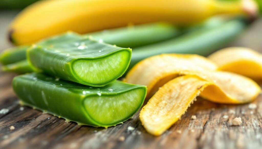 Mengsel van bananenschil en aloë vera: waarom experts het aanraden en waar het goed voor is