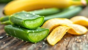 Mengsel van bananenschil en aloë vera: waarom experts het aanraden en waar het goed voor is
