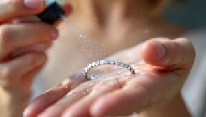 Slechts een paar keer sprayen en uw sieraden zien er weer uit alsof u ze net in een juwelierszaak heeft gekocht. Ik koop geen dure sieraden meer.