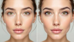 Ik testte dezelfde crème 2 weken op slechts één gezichtshelft, dit was het verschil