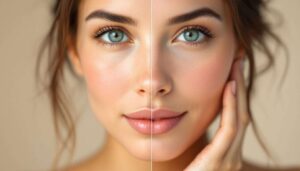 Ik testte dezelfde crème 2 weken op slechts één gezichtshelft, dit was het verschil